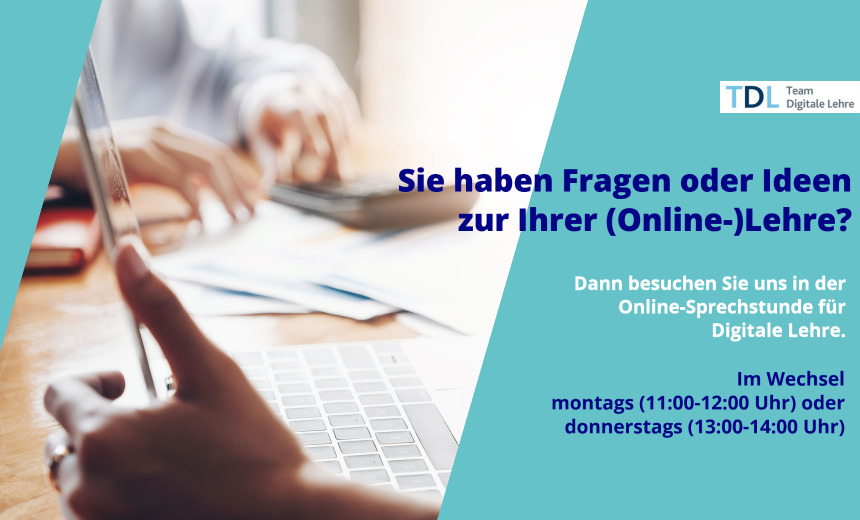 Bild Sprechstunde Digitale Lehre