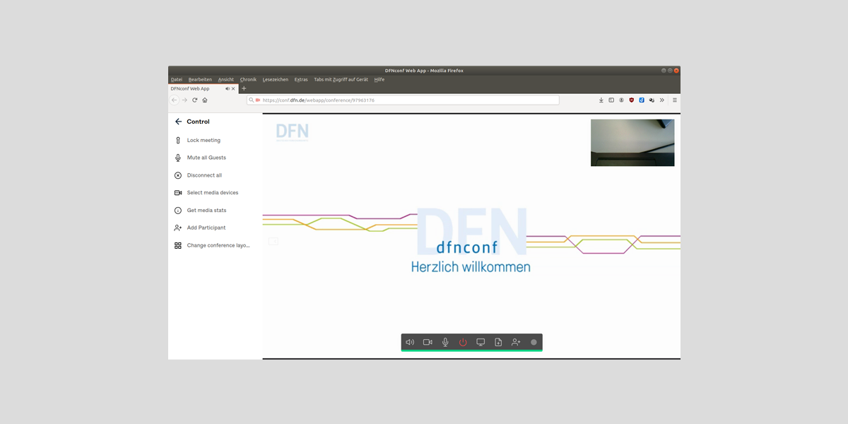 Screenshot DFNconf
