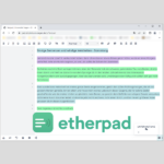 Screenshot Etherpad